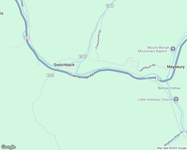 map of restaurants, bars, coffee shops, grocery stores, and more near Coal Heritage Road in Anawalt