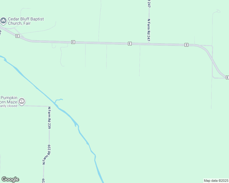 map of restaurants, bars, coffee shops, grocery stores, and more near 9891 North Cliffside Lane in Fair Grove