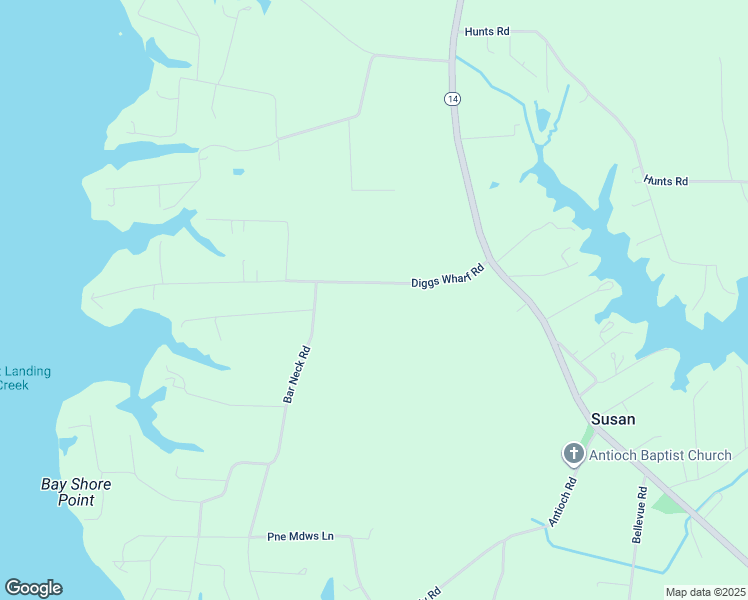 map of restaurants, bars, coffee shops, grocery stores, and more near 281 Diggs Wharf Road in Port Haywood