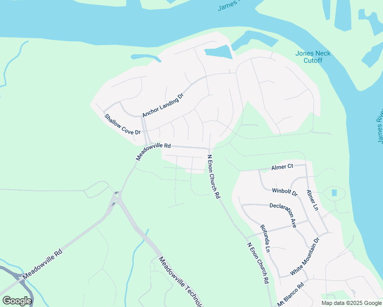 map of restaurants, bars, coffee shops, grocery stores, and more near 1836 Mainsail Lane in Chester
