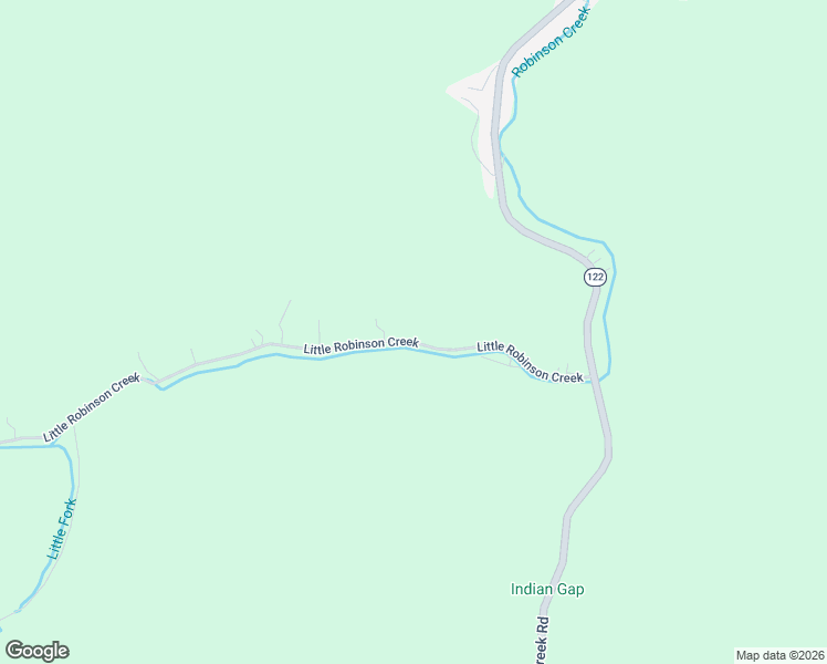 map of restaurants, bars, coffee shops, grocery stores, and more near 440 Little Robinson Creek in Virgie
