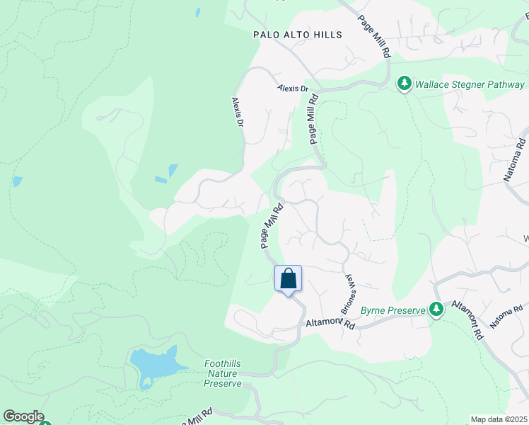 map of restaurants, bars, coffee shops, grocery stores, and more near 28140 Story Hill Lane in Los Altos Hills