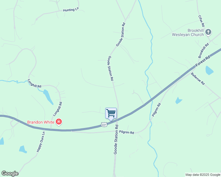 map of restaurants, bars, coffee shops, grocery stores, and more near in Goode