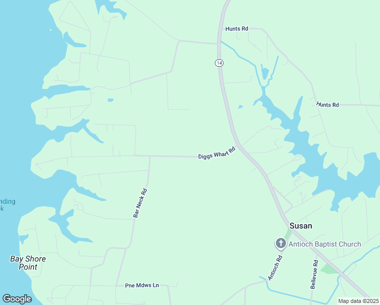 map of restaurants, bars, coffee shops, grocery stores, and more near 240 Diggs Wharf Road in Port Haywood