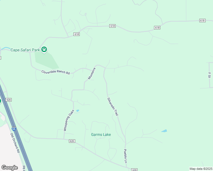 map of restaurants, bars, coffee shops, grocery stores, and more near 671 Silverado Trail in Cape Girardeau
