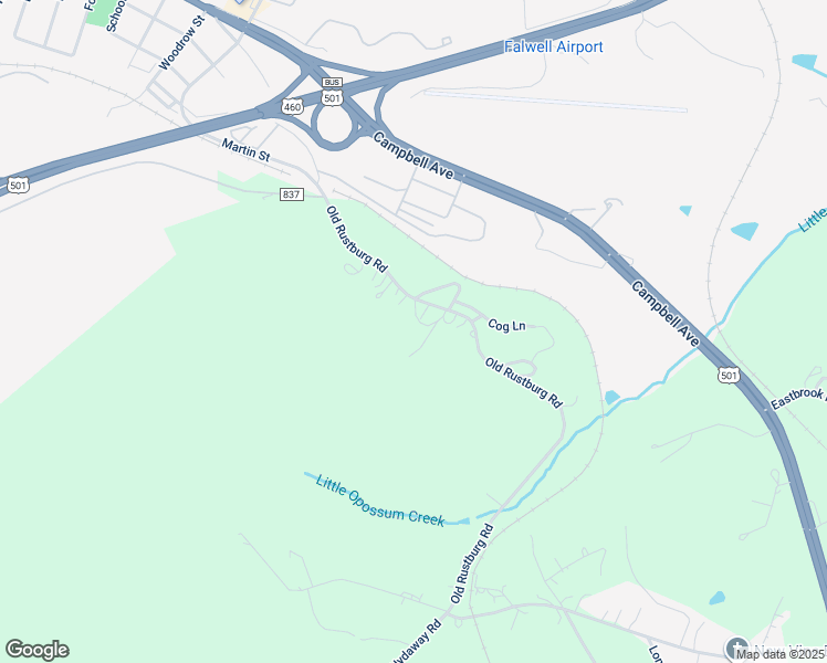 map of restaurants, bars, coffee shops, grocery stores, and more near 2078 Old Rustburg Road in Lynchburg