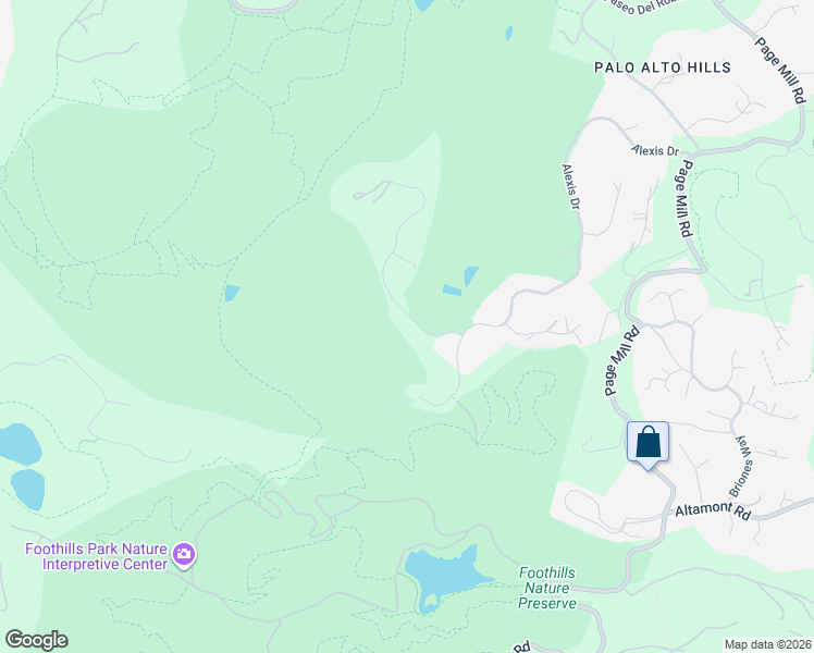 map of restaurants, bars, coffee shops, grocery stores, and more near 976 Laurel Glen Drive in Palo Alto