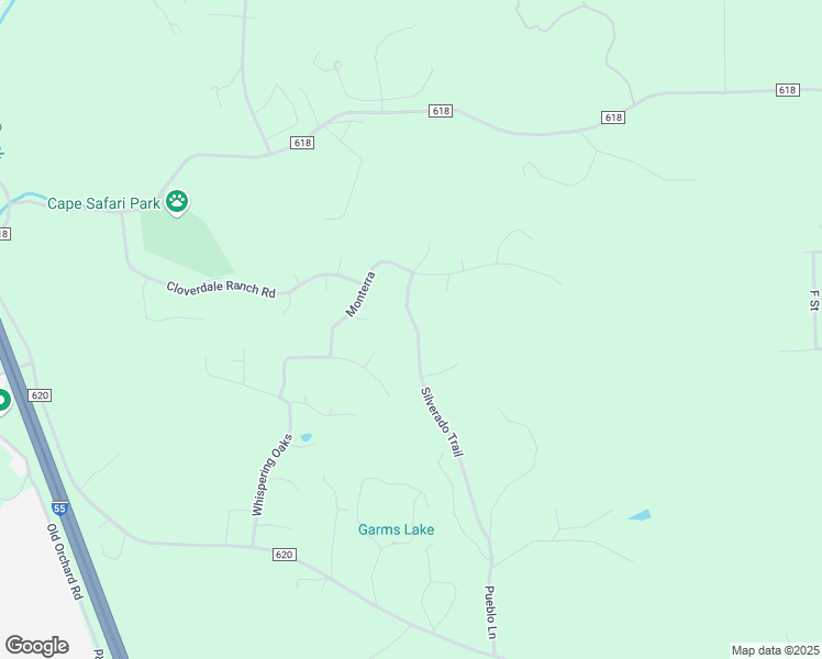 map of restaurants, bars, coffee shops, grocery stores, and more near 671 Silverado Trail in Cape Girardeau