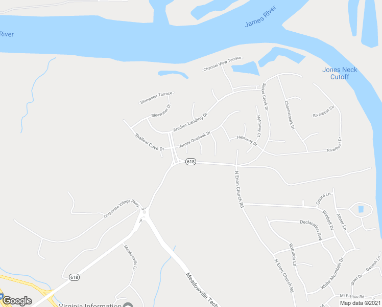 map of restaurants, bars, coffee shops, grocery stores, and more near 11919 James Overlook Court in Chester