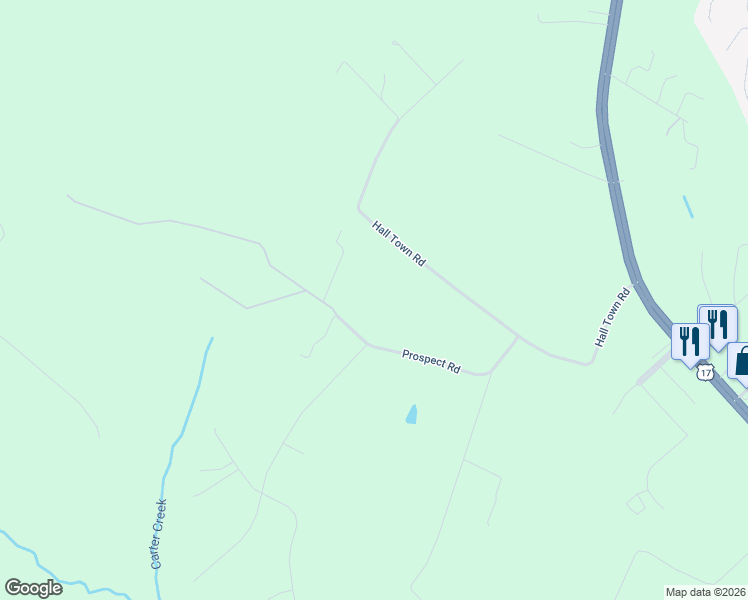 map of restaurants, bars, coffee shops, grocery stores, and more near 6121 Prospect Road in Gloucester