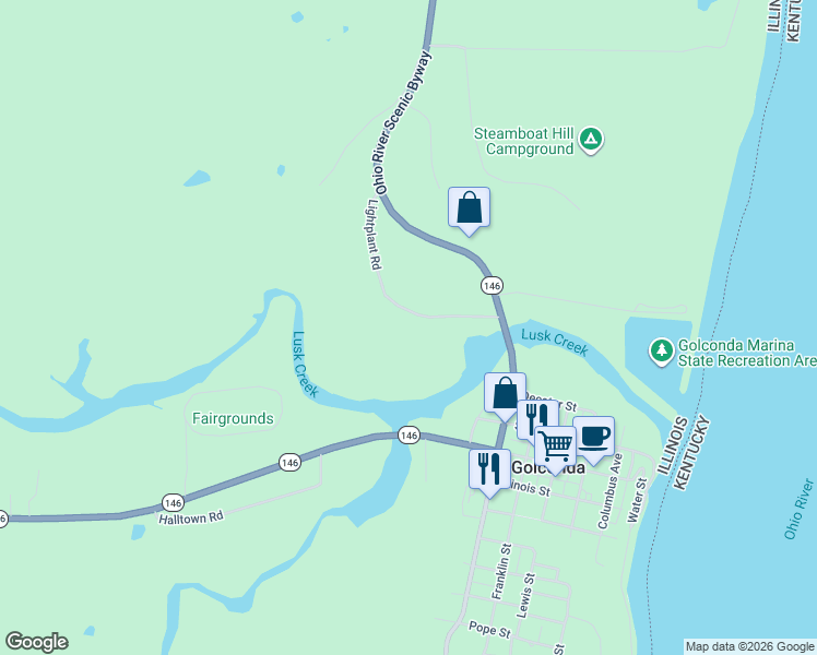 map of restaurants, bars, coffee shops, grocery stores, and more near in Golconda