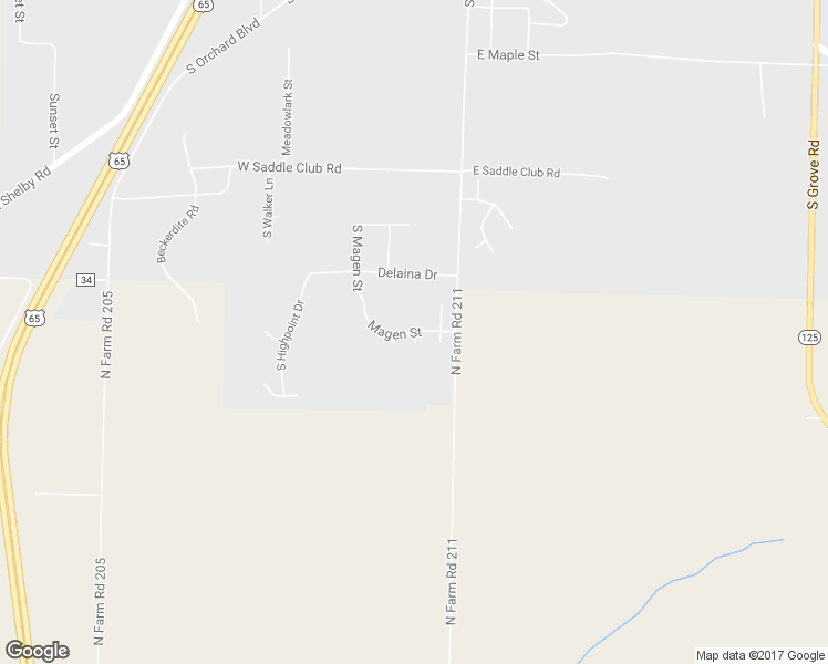 map of restaurants, bars, coffee shops, grocery stores, and more near 636 Magen Street in Fair Grove