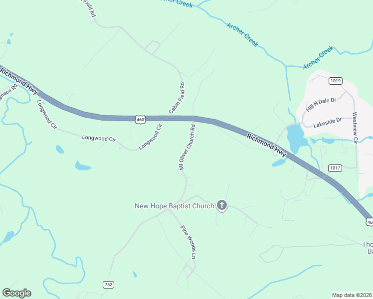map of restaurants, bars, coffee shops, grocery stores, and more near 9377 Richmond Highway in Lynchburg