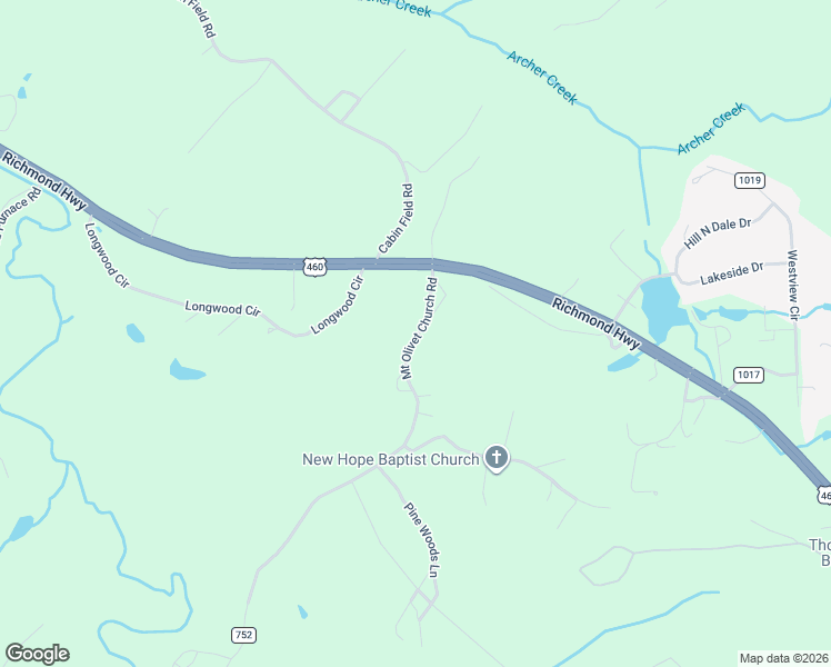 map of restaurants, bars, coffee shops, grocery stores, and more near 9377 Richmond Highway in Lynchburg