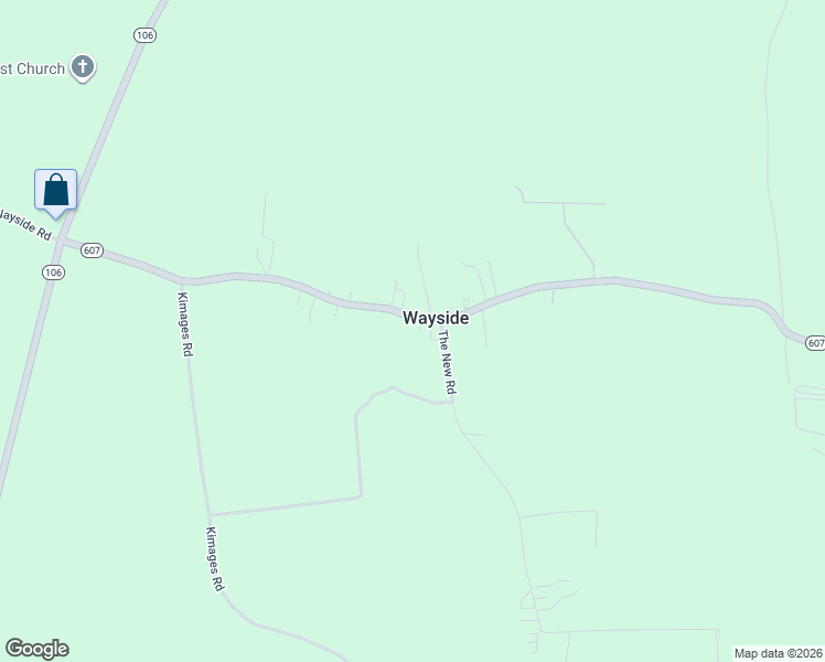 map of restaurants, bars, coffee shops, grocery stores, and more near 4140 Wayside Road in Charles City