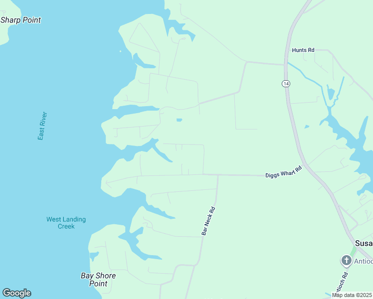 map of restaurants, bars, coffee shops, grocery stores, and more near 219 Creekwood Lane in Port Haywood