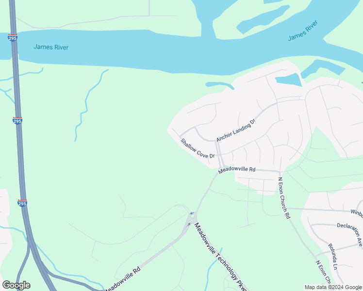 map of restaurants, bars, coffee shops, grocery stores, and more near 11706 Shallow Cove Drive in Chester