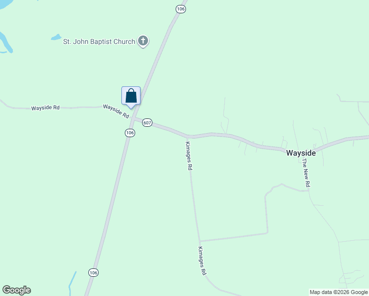 map of restaurants, bars, coffee shops, grocery stores, and more near 8631 Kimages Road in Charles City