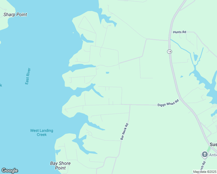 map of restaurants, bars, coffee shops, grocery stores, and more near 219 Creekwood Lane in Port Haywood