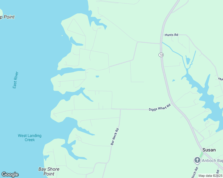 map of restaurants, bars, coffee shops, grocery stores, and more near 146 Creekwood Lane in Port Haywood