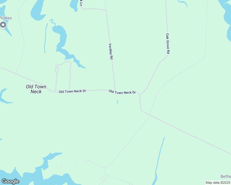 map of restaurants, bars, coffee shops, grocery stores, and more near County Road 630 in Northampton County