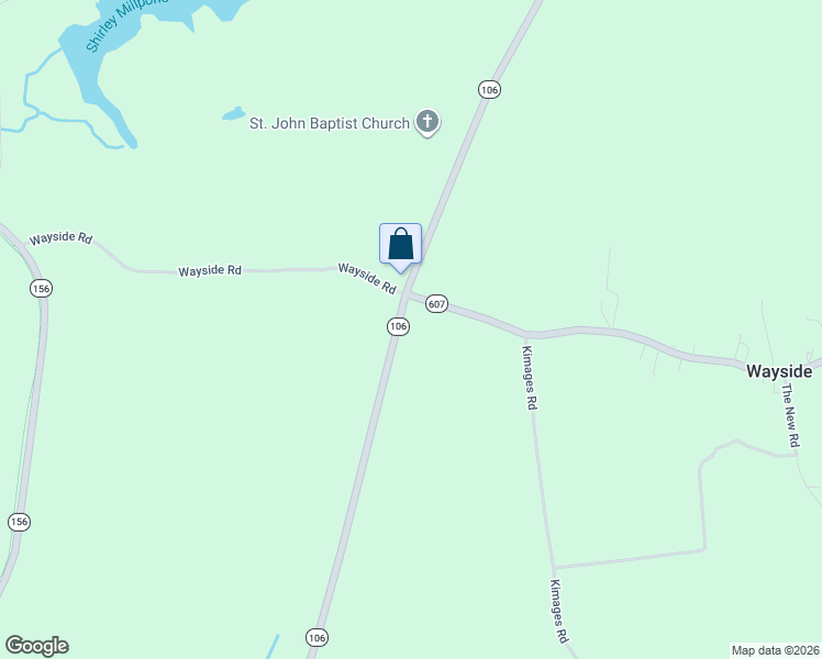 map of restaurants, bars, coffee shops, grocery stores, and more near 8501 Roxbury Road in Charles City