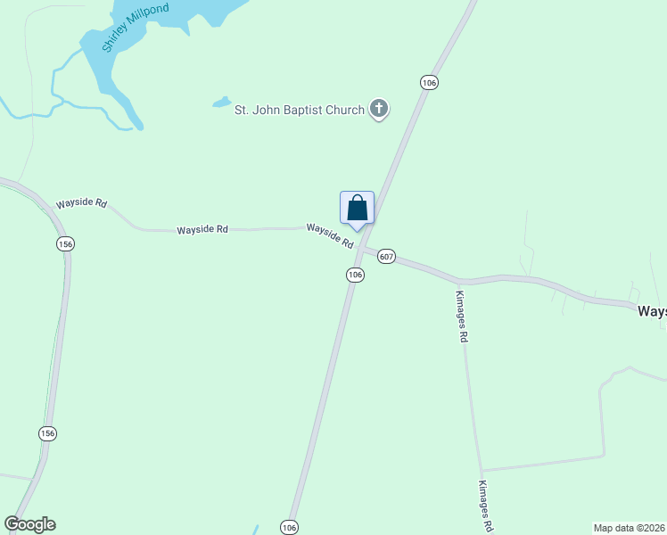 map of restaurants, bars, coffee shops, grocery stores, and more near 8501 Roxbury Road in Charles City