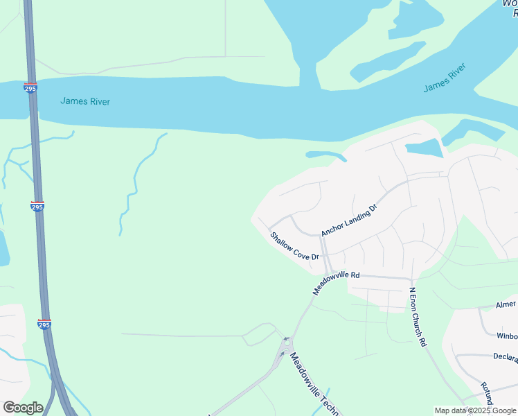 map of restaurants, bars, coffee shops, grocery stores, and more near 11601 Shallow Cove Drive in Chester