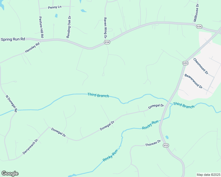 map of restaurants, bars, coffee shops, grocery stores, and more near 9941 3rd Branch Drive in Chesterfield