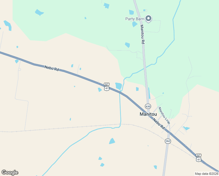 map of restaurants, bars, coffee shops, grocery stores, and more near 5650 Nebo Road in Manitou