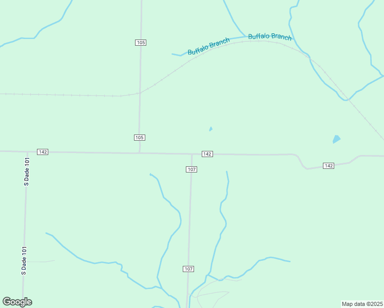 map of restaurants, bars, coffee shops, grocery stores, and more near County Road 107 in Greenfield