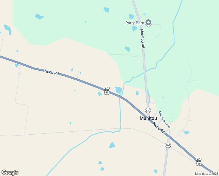 map of restaurants, bars, coffee shops, grocery stores, and more near 5650 Nebo Road in Manitou