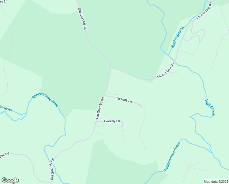 map of restaurants, bars, coffee shops, grocery stores, and more near 1026 Old Grist Mill Road in Appomattox