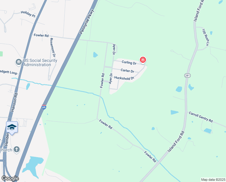 map of restaurants, bars, coffee shops, grocery stores, and more near 2000 Frost Drive in Madisonville