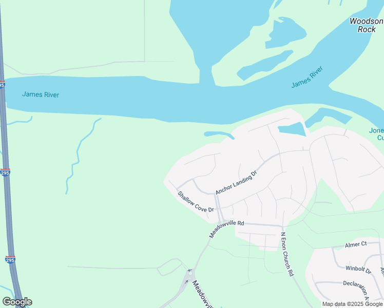 map of restaurants, bars, coffee shops, grocery stores, and more near 1512 Bluewater Terrace in Chester