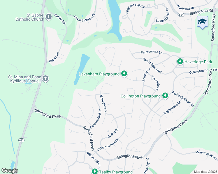 map of restaurants, bars, coffee shops, grocery stores, and more near 9019 Mahogany Drive in Chesterfield