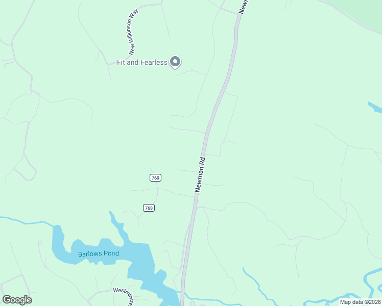 map of restaurants, bars, coffee shops, grocery stores, and more near 7713 Newman Road in Williamsburg