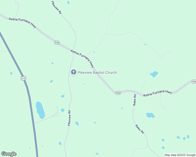map of restaurants, bars, coffee shops, grocery stores, and more near 3535 Aetna Furnace Highway in Magnolia