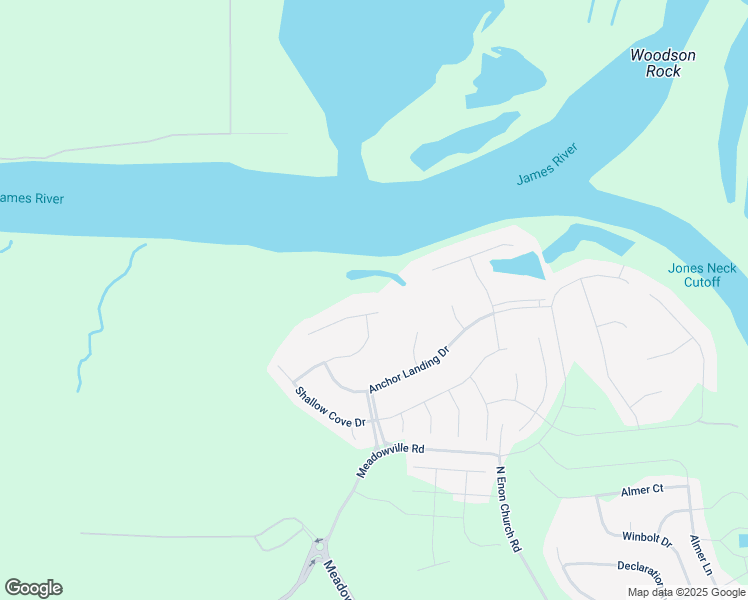 map of restaurants, bars, coffee shops, grocery stores, and more near 1600 Bluewater Terrace in Chester