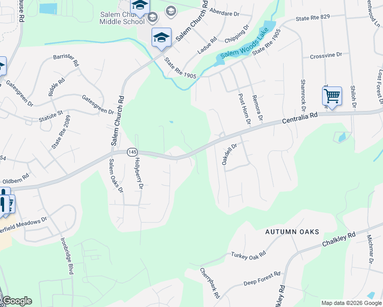 map of restaurants, bars, coffee shops, grocery stores, and more near 5709 Centralia Road in Richmond