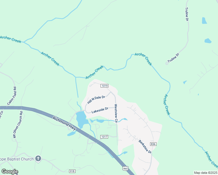 map of restaurants, bars, coffee shops, grocery stores, and more near 483 Westview Circle in Lynchburg