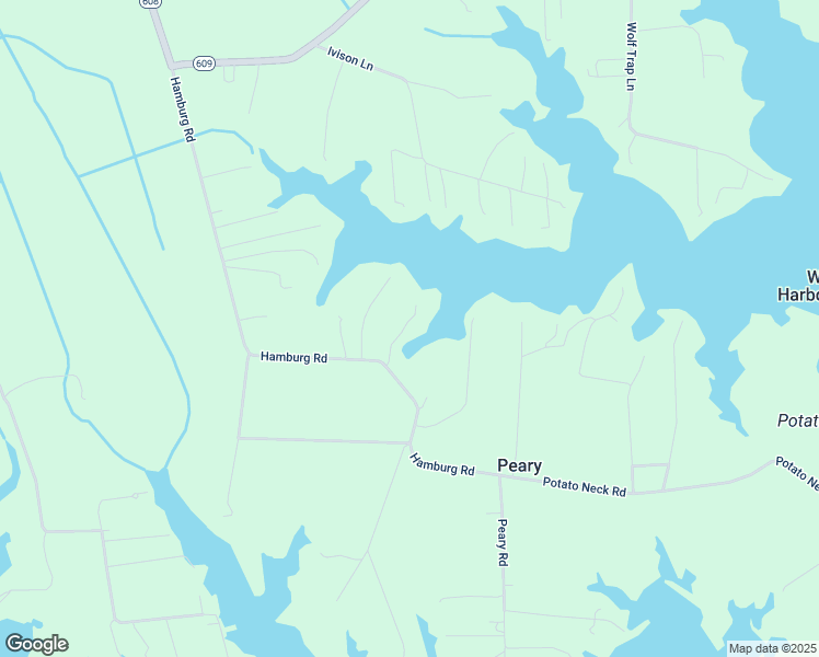 map of restaurants, bars, coffee shops, grocery stores, and more near 1247 Potato Neck Road in Port Haywood