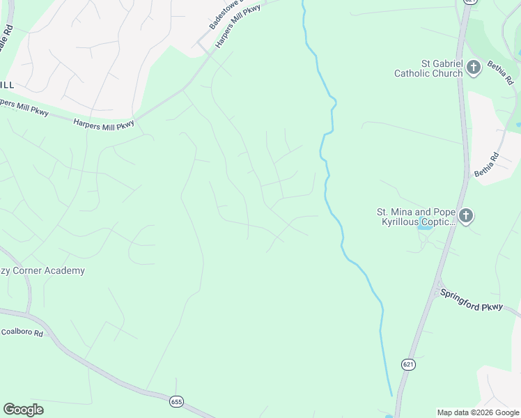 map of restaurants, bars, coffee shops, grocery stores, and more near 9587 Dry Creek Road in Chesterfield