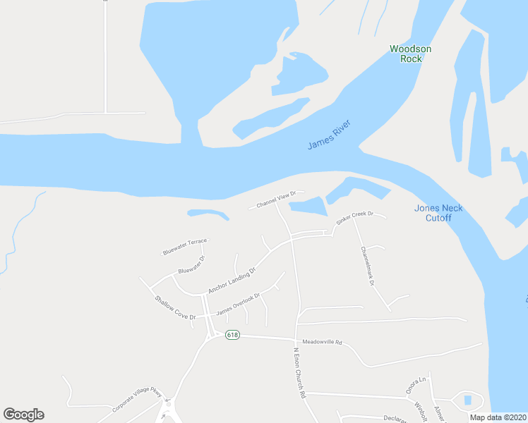 map of restaurants, bars, coffee shops, grocery stores, and more near 1919 Channel View Terrace in Chester