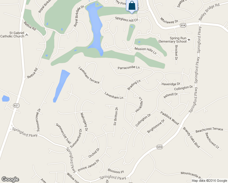 map of restaurants, bars, coffee shops, grocery stores, and more near 14543 Needham Market Road in Midlothian