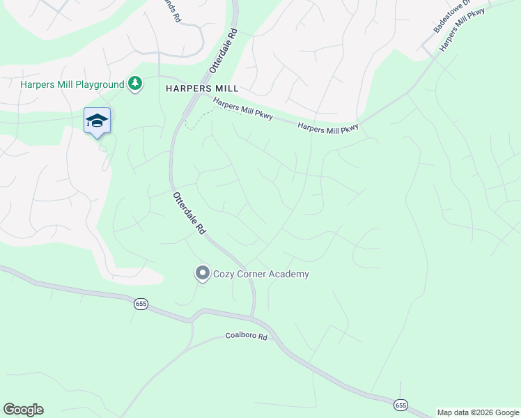 map of restaurants, bars, coffee shops, grocery stores, and more near 8824 Fishers Green Court in Chesterfield