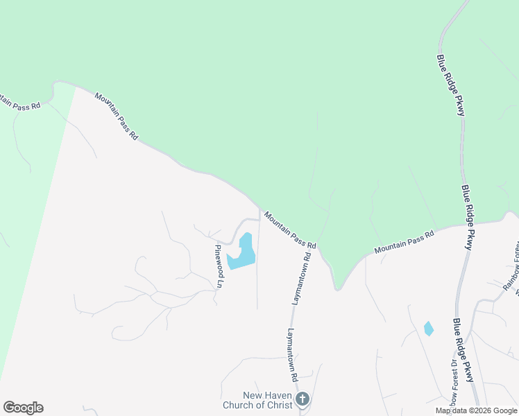 map of restaurants, bars, coffee shops, grocery stores, and more near 2470 Mountain Pass Road in Troutville