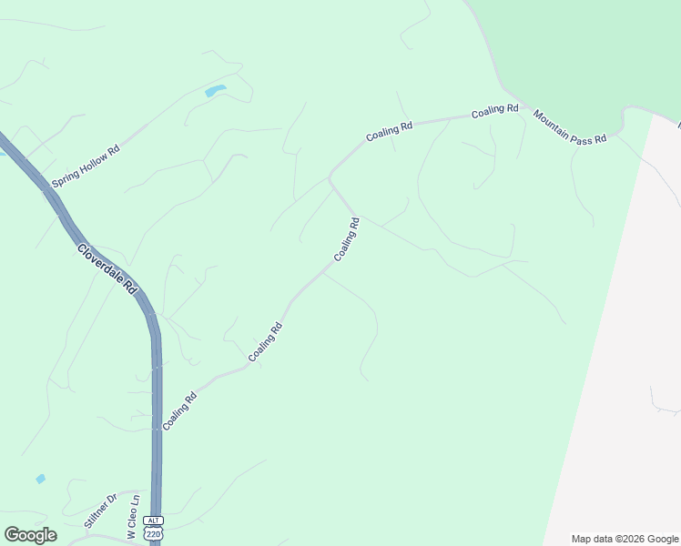 map of restaurants, bars, coffee shops, grocery stores, and more near 632 Coaling Rd in Troutville