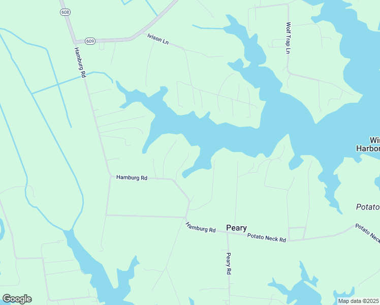 map of restaurants, bars, coffee shops, grocery stores, and more near 1247 Potato Neck Road in Port Haywood