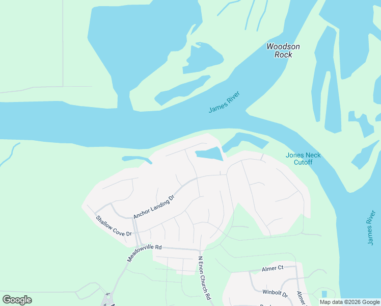 map of restaurants, bars, coffee shops, grocery stores, and more near 2001 Channel View Terrace in Chester
